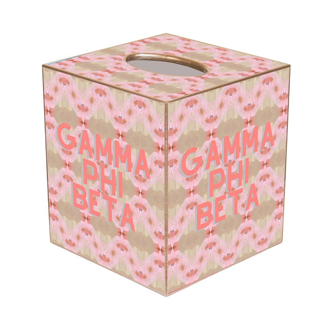 Pink Diamond Letter Paper-cut Tissue Box