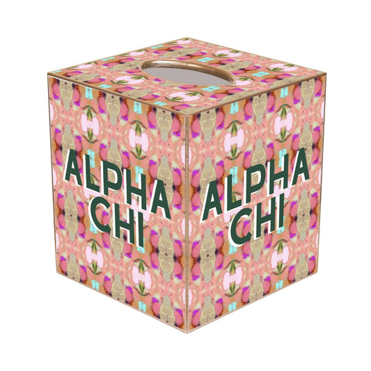Rose pink tissue box cover