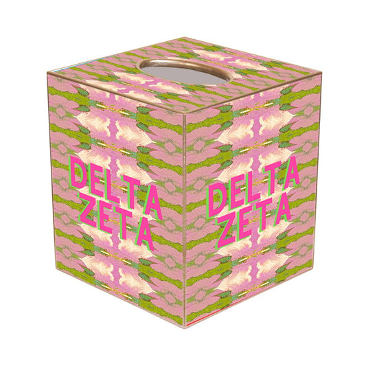 Red letter paper-cut tissue box