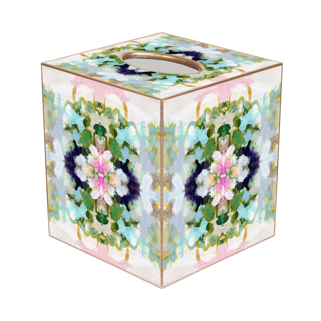 Nantucket Bloom Tissue Box Cover