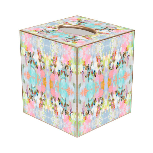 Pink tissue box cover